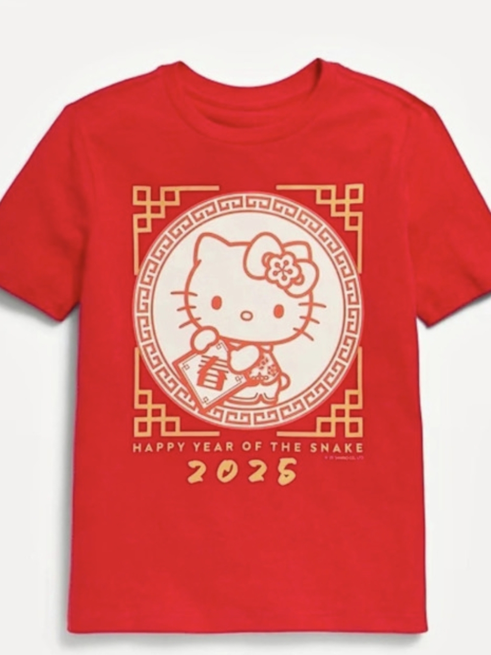 Hello Kitty Lunar New Year T-Shirt Red